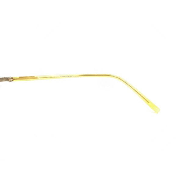 Gucci GG 1668 838 Gold Yellow Oval Eyeglasses Frames 49-19 135 Italy Designer - Picture 9 of 12